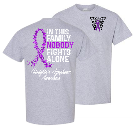 Butterfly No One Fights Alone Parker Support