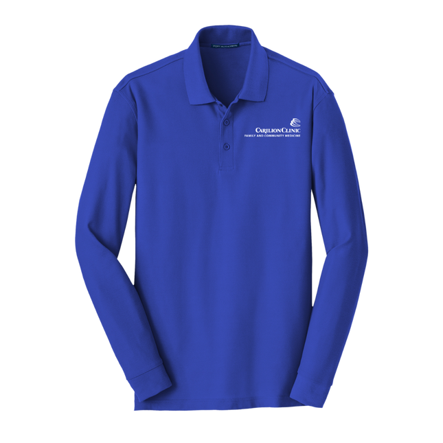 Carilion Clinic Family Medicine Port Authority Long Sleeve Polo - K100LS
