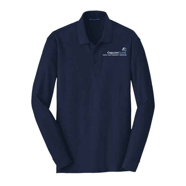 Carilion Clinic Family Medicine Port Authority Long Sleeve Polo - K100LS