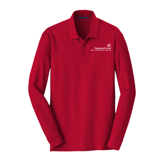 Carilion Clinic Family Medicine Port Authority Long Sleeve Polo - K100LS
