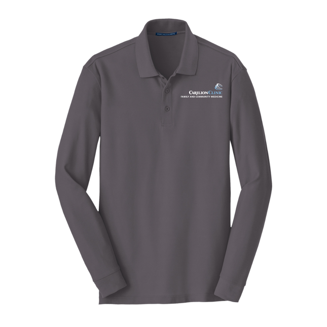 Carilion Clinic Family Medicine Port Authority Long Sleeve Polo - K100LS