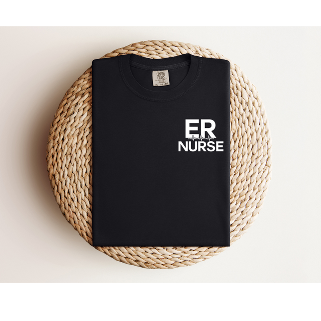 ER Nurse with Heart Rhythm - Comfort Colors Series