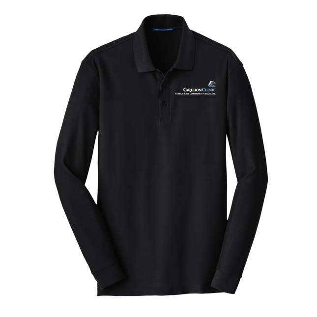 Carilion Clinic Family Medicine Port Authority Long Sleeve Polo - K100LS
