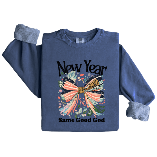 New Year, Same God- Comfort Colors 1717 & Comfort Colors 1566