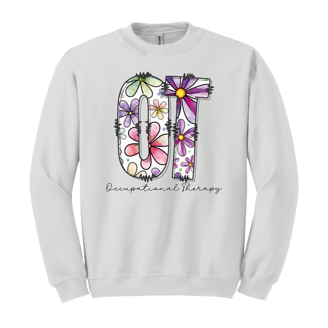Floral OT (Occupational Therapy) - Gildan and Comfort Colors Series