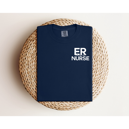 ER Nurse with Heart Rhythm - Comfort Colors Series
