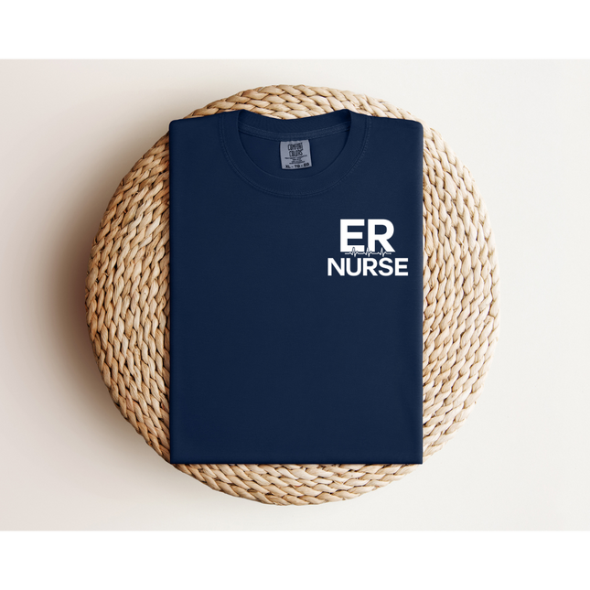 ER Nurse with Heart Rhythm - Comfort Colors Series