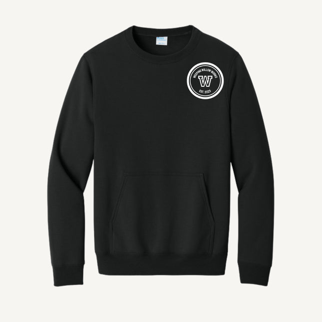 Custom Design Port & Company - Fleece Crewneck Pocket Sweatshirt