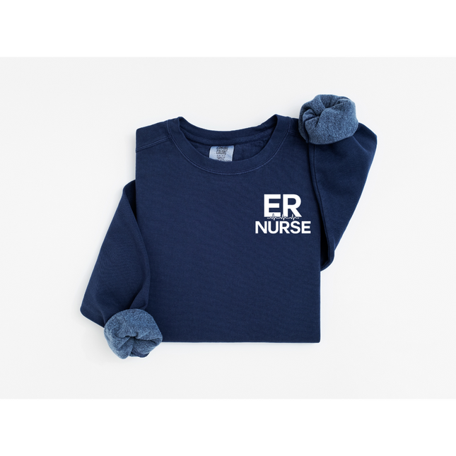 ER Nurse with Heart Rhythm - Comfort Colors Series