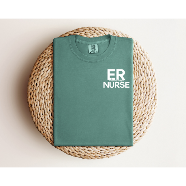 ER Nurse with Heart Rhythm - Comfort Colors Series