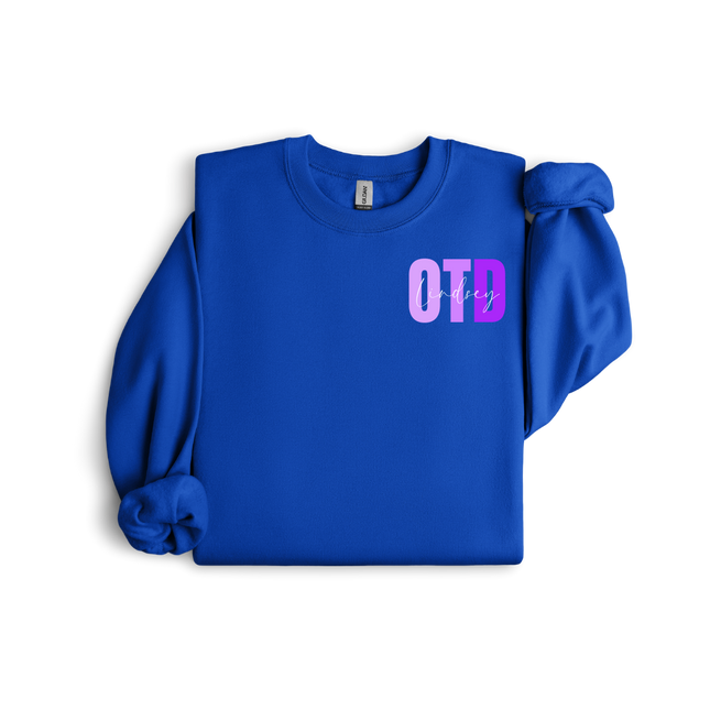 OTD with Custom Name (Multi-Colored) - Gildan Series
