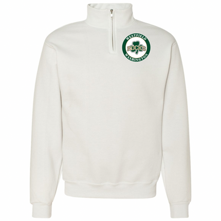 Quarter Zip Sweatshirt - School Emblem