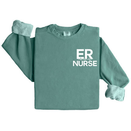 ER Nurse with Heart Rhythm - Comfort Colors Series