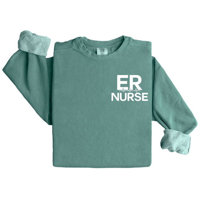 ER Nurse with Heart Rhythm - Comfort Colors Series