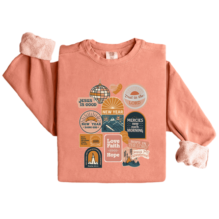 Hope in Jesus in the New Year - Comfort Colors 1717 & Comfort Colors 1566