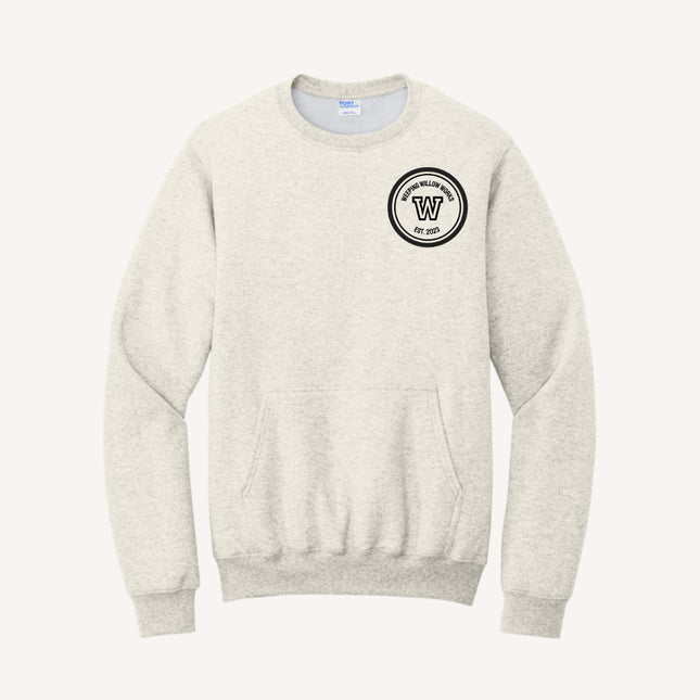 Custom Design Port & Company - Fleece Crewneck Pocket Sweatshirt
