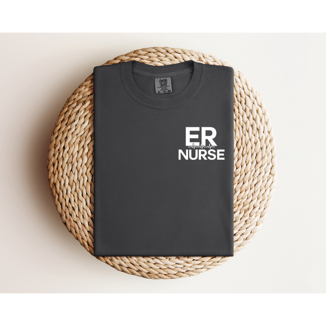 ER Nurse with Heart Rhythm - Comfort Colors Series