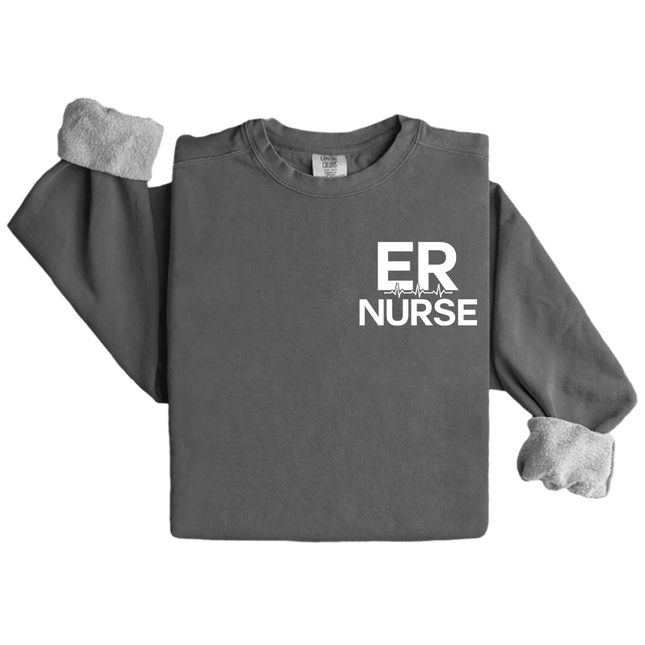 ER Nurse with Heart Rhythm - Comfort Colors Series