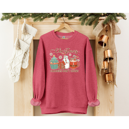 Christmas Calories Don't Count - Gildan 5000, Gildan 18000, Comfort Colors 1717, & Comfort Colors 1566