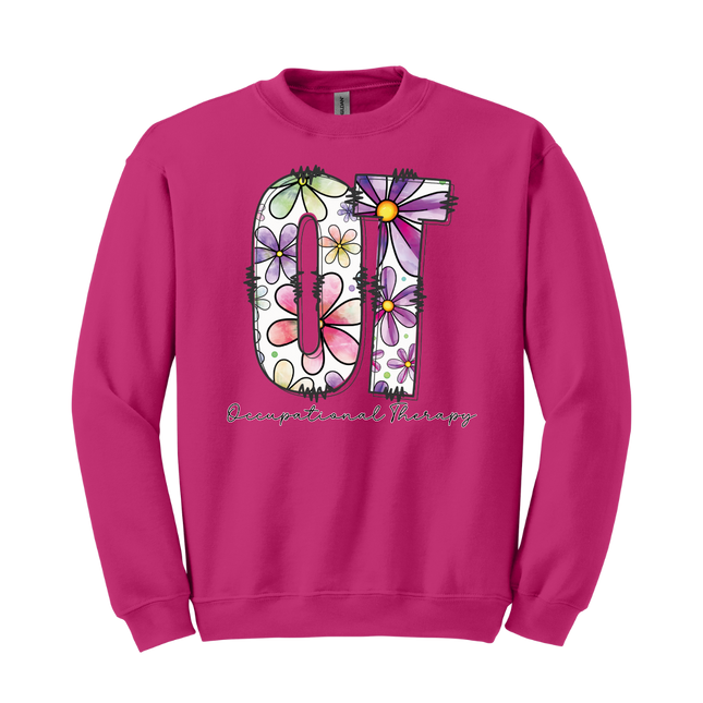 Floral OT (Occupational Therapy) - Gildan and Comfort Colors Series