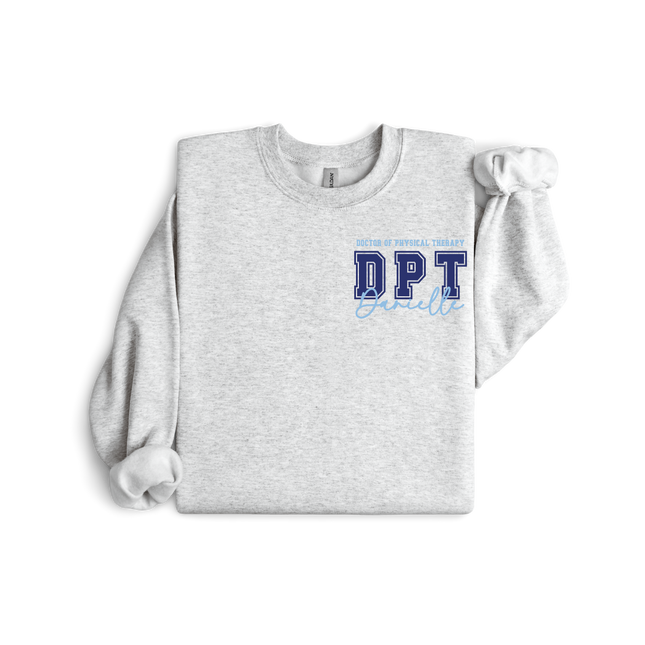 OTD and DPT in Collegiate Font - Gildan Series