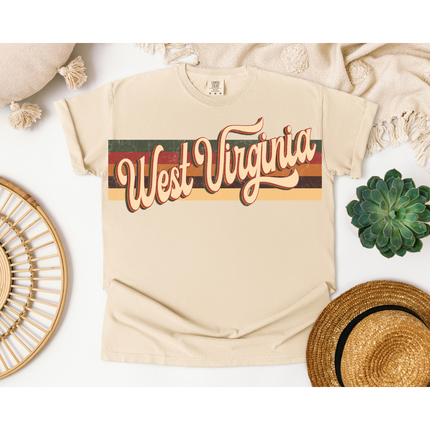 Retro West Virginia Cities - Comfort Colors 1717