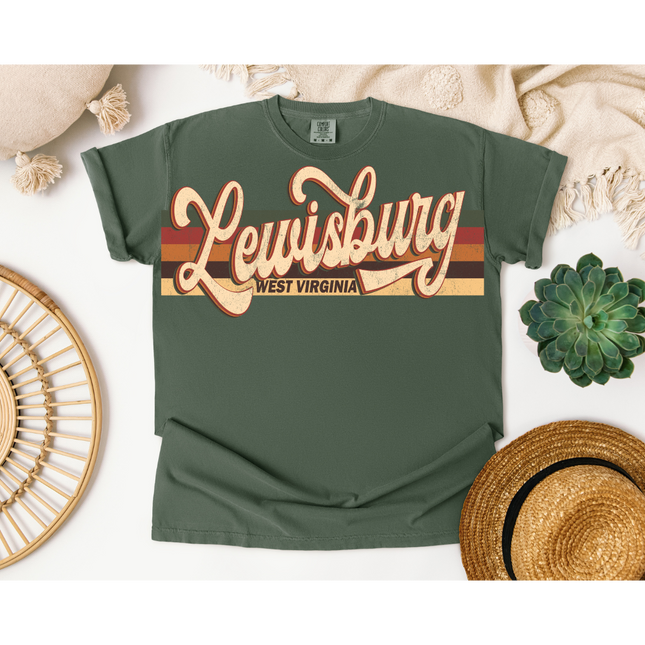 Retro West Virginia Cities - Comfort Colors 1717