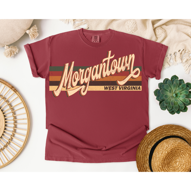 Retro West Virginia Cities - Comfort Colors 1717