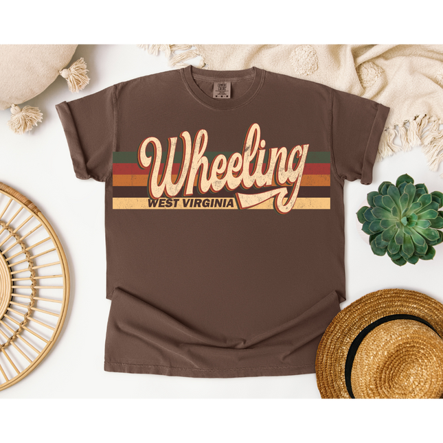 Retro West Virginia Cities - Comfort Colors 1717