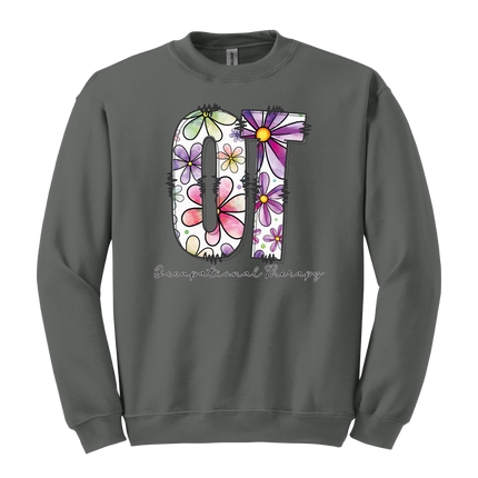 Floral OT (Occupational Therapy) - Gildan and Comfort Colors Series