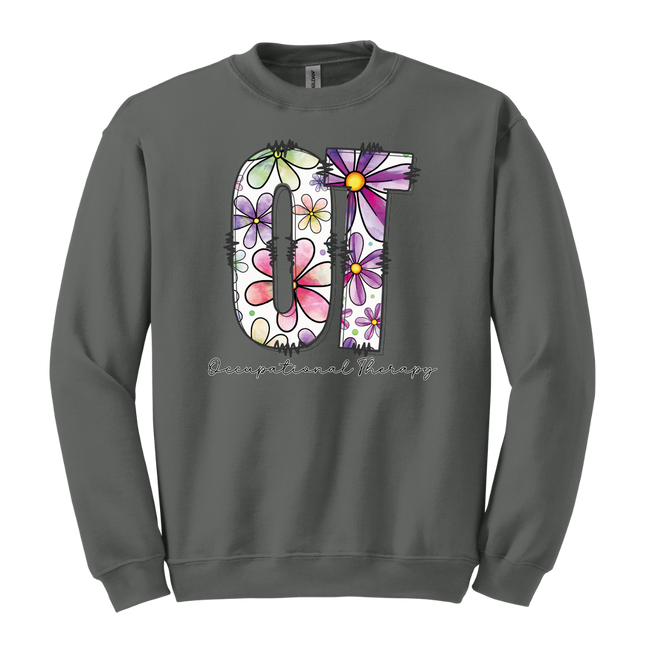 Floral OT (Occupational Therapy) - Gildan and Comfort Colors Series