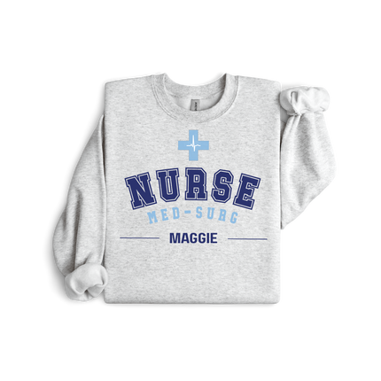Nurse Specialties in Collegiate Font - Gildan Series