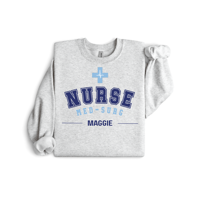Nurse Specialties in Collegiate Font - Gildan Series