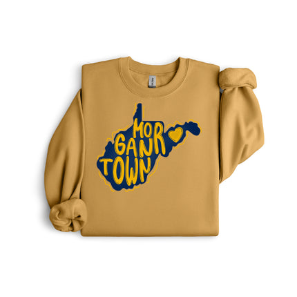 Blue & Gold West Virginia State Gildan 18000 / Comfort Colors 1566