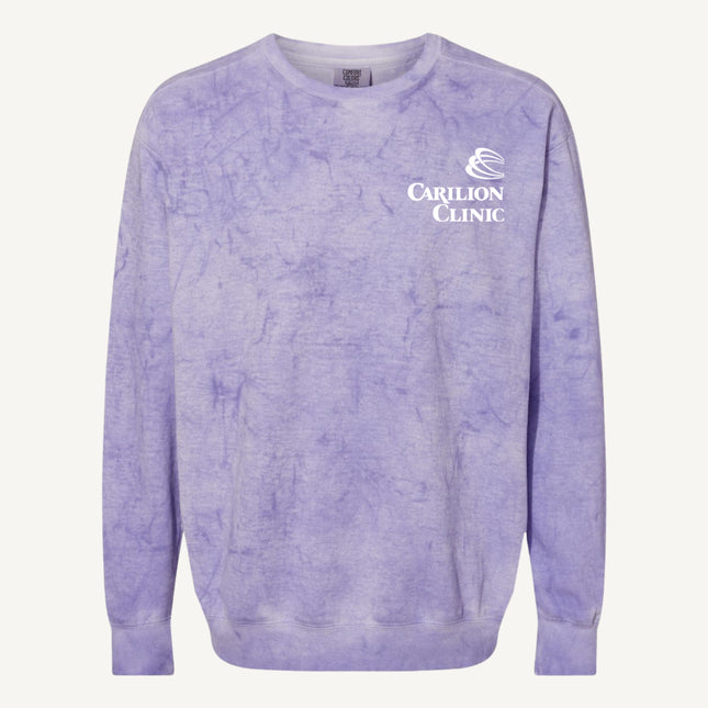 Comfort Colors Colorblast Carilion Clinic Crewneck Sweatshirts