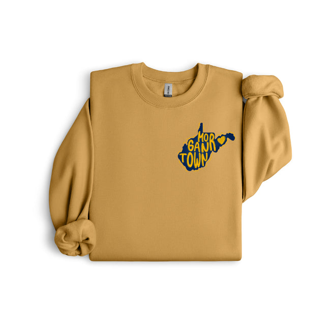 Blue & Gold West Virginia State Gildan 18000 / Comfort Colors 1566