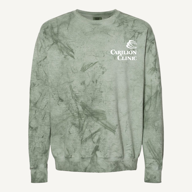 Comfort Colors Colorblast Carilion Clinic Crewneck Sweatshirts