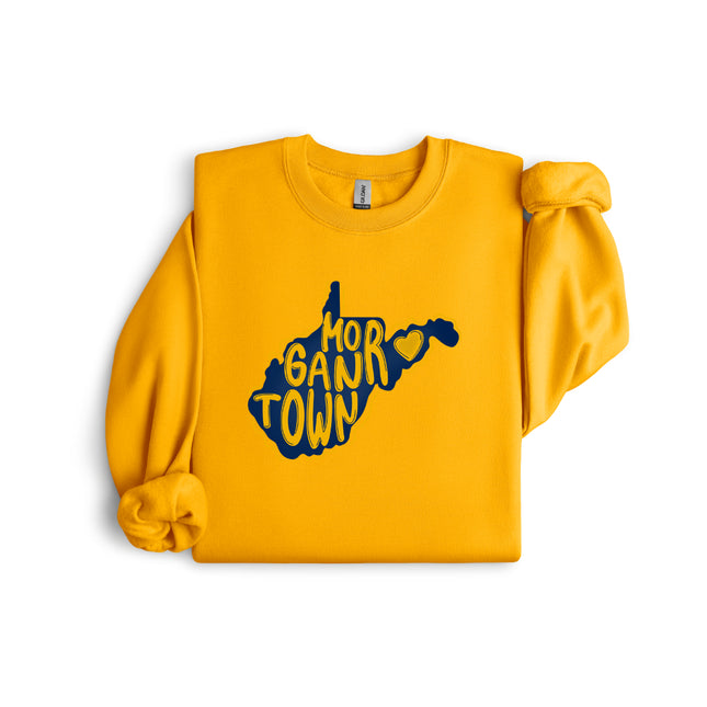 Blue & Gold West Virginia State Gildan 18000 / Comfort Colors 1566