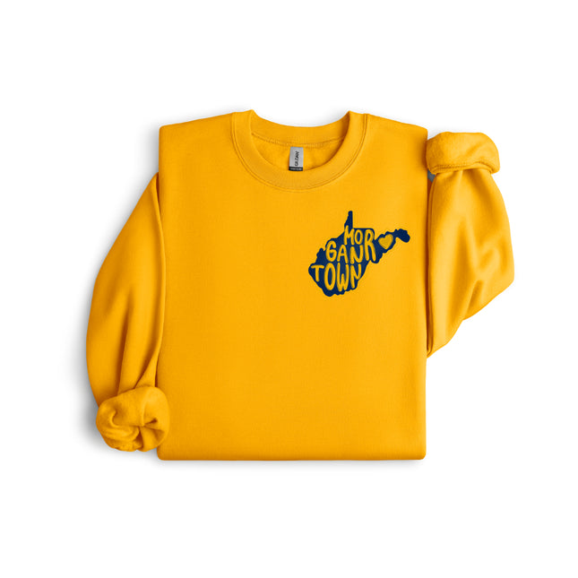 Blue & Gold West Virginia State Gildan 18000 / Comfort Colors 1566