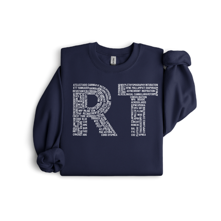 "RT" Respiratory Therapist with Medical Terminology - Gildan Series