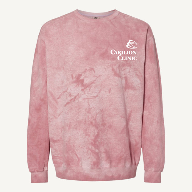 Comfort Colors Colorblast Carilion Clinic Crewneck Sweatshirts
