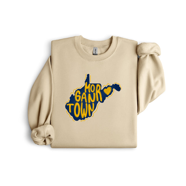 Blue & Gold West Virginia State Gildan 18000 / Comfort Colors 1566