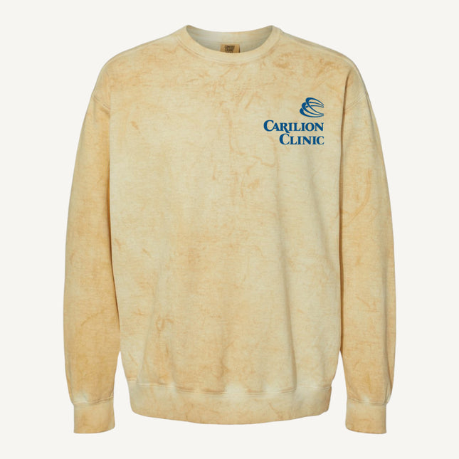 Comfort Colors Colorblast Carilion Clinic Crewneck Sweatshirts