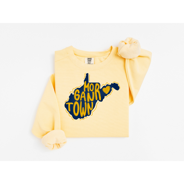 Blue & Gold West Virginia State Gildan 18000 / Comfort Colors 1566