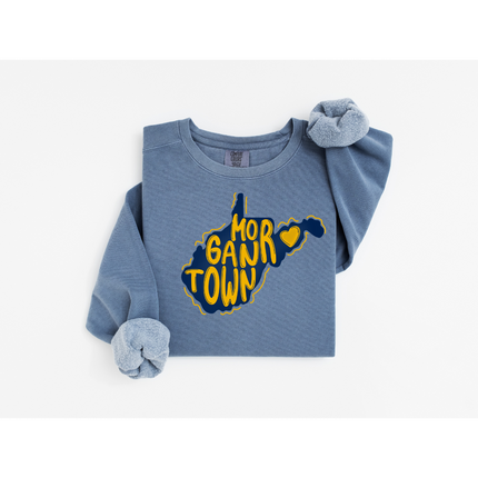 Blue & Gold West Virginia State Gildan 18000 / Comfort Colors 1566
