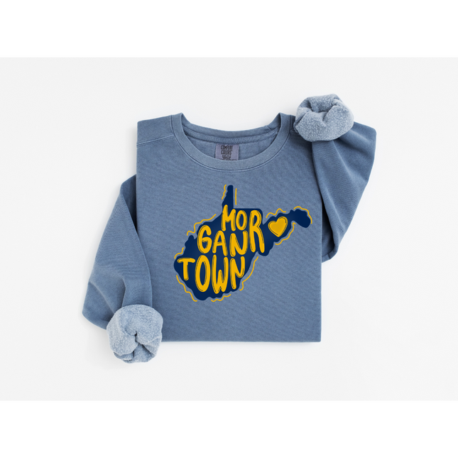Blue & Gold West Virginia State Gildan 18000 / Comfort Colors 1566