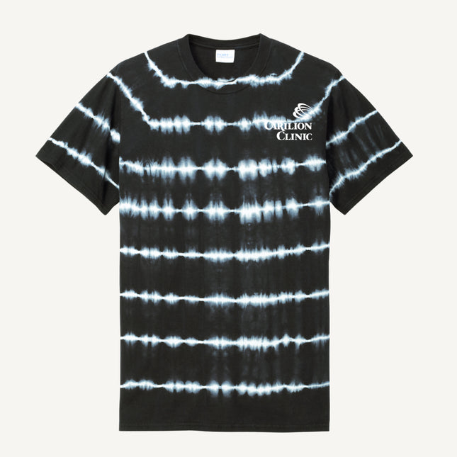 Carilion Clinic - Port & Company Allover Stripe Tie-Dye (Short Sleeve)