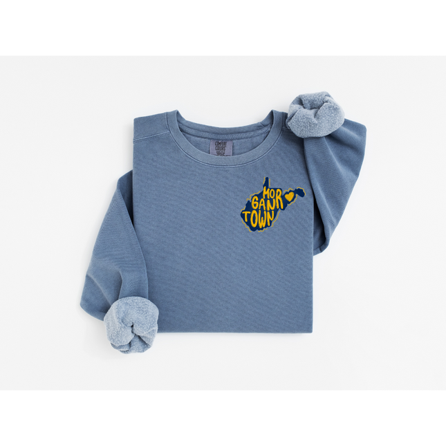 Blue & Gold West Virginia State Gildan 18000 / Comfort Colors 1566