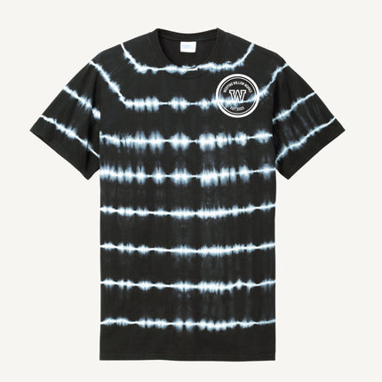 Custom Design Port & Company Short Sleeve Allover Stripe Tie-Dye