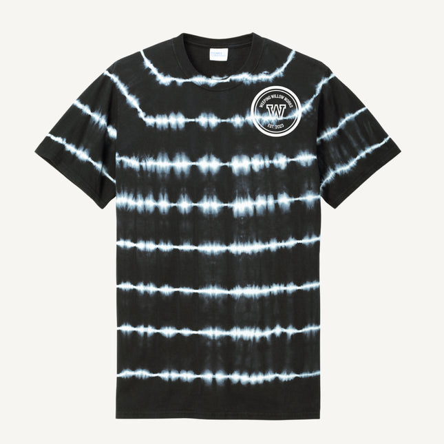 Custom Design Port & Company Short Sleeve Allover Stripe Tie-Dye